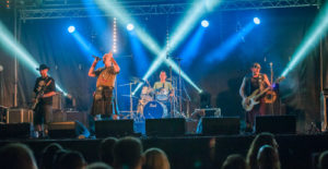 Live des Electric Beans au Festival Moul'Stock
